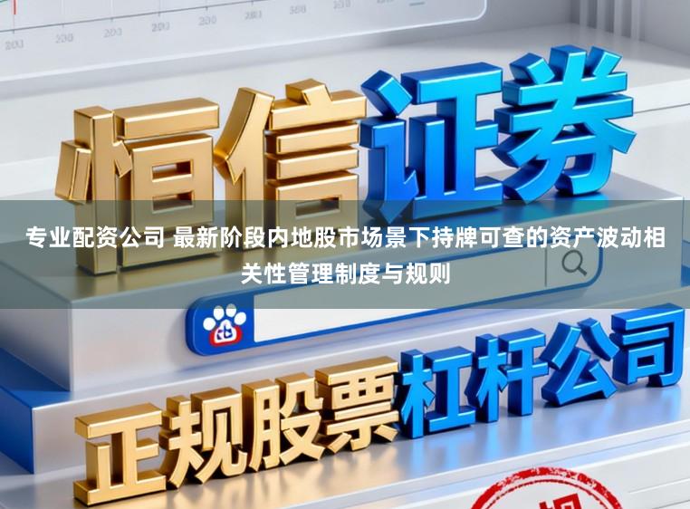 专业配资公司 最新阶段内地股市场景下持牌可查的资产波动相关性管理制度与规则