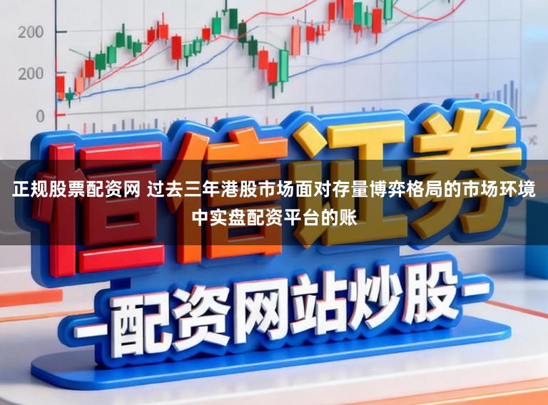 正规股票配资网 过去三年港股市场面对存量博弈格局的市场环境中实盘配资平台的账
