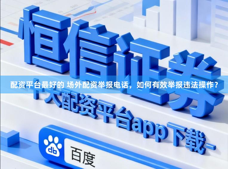 配资平台最好的 场外配资举报电话，如何有效举报违法操作？